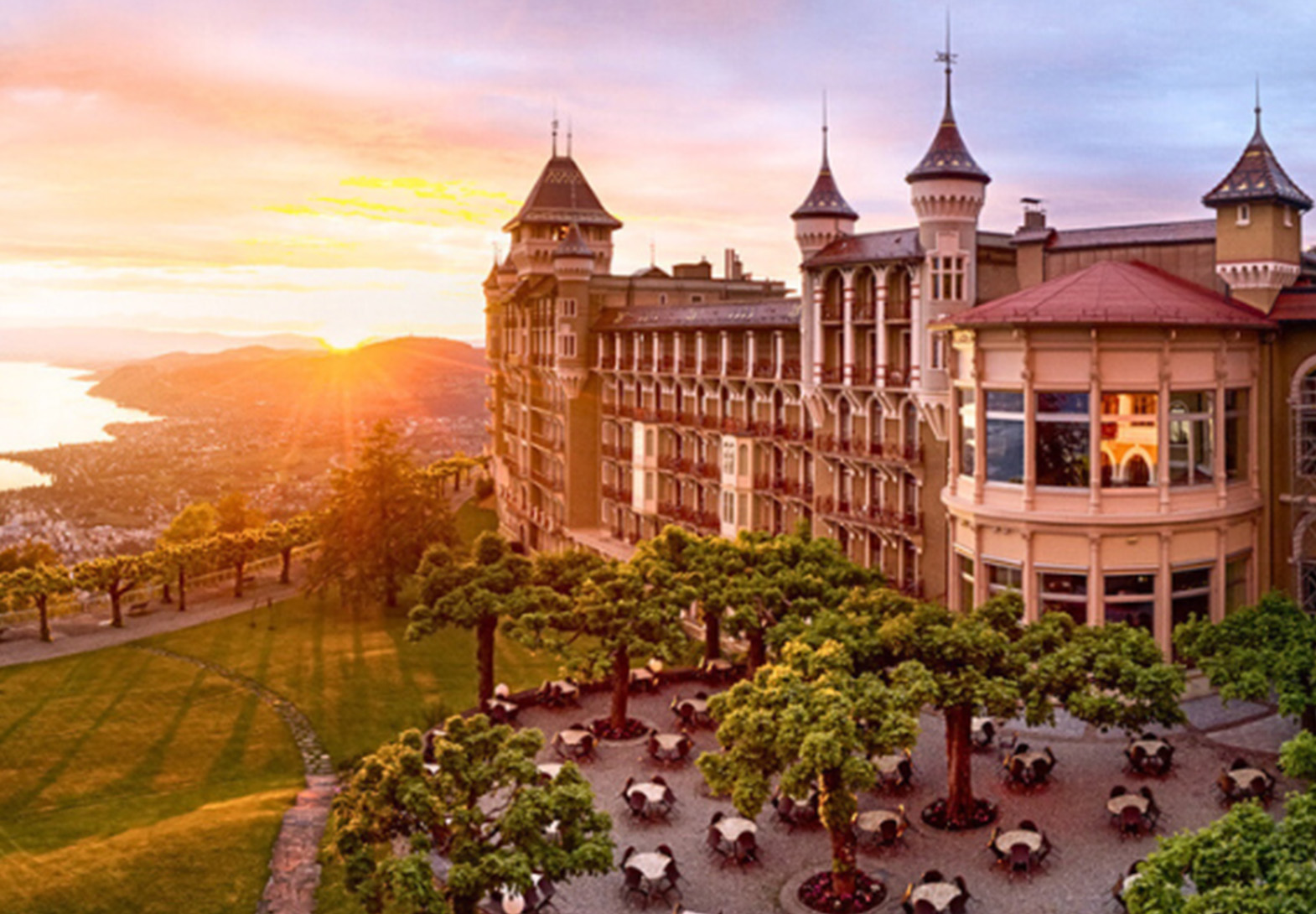 Image of Caux Palace in Montreux, Switzerland